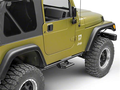 N-Fab Jeep Wrangler Cab Length RKR Side Rails w/ Detachable Steps ...