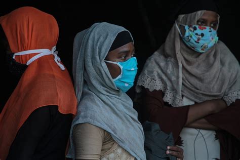 LHOKSEUMAWE, INDONESIA – SEPTEMBER 7: Rohingya refugee women are seen ...