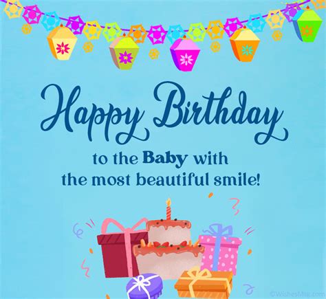 Happy Birthday Wishes For Baby Boy - WishesMsg