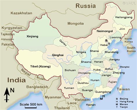 Province Map - Society for Anglo-Chinese Understanding (SACU)