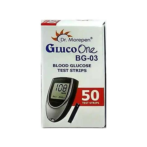 Buy Dr Morepen Bg 03 Glucometer Test Strips Box Of 50 Online & Get Upto ...