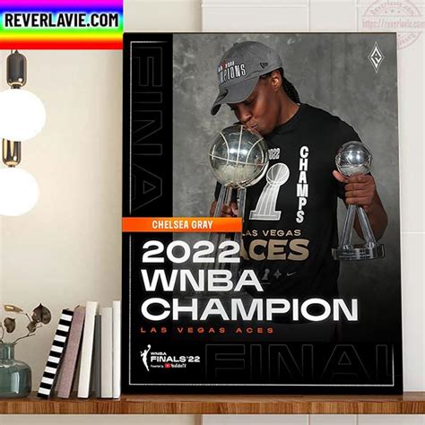 Las Vegas Aces Champs 2022 WNBA Champions x Chelsea Gray Home Decor ...