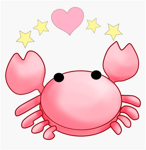 #ftestickers #clipart #cartoon #crab #heart #pink #cute - Crab Cute Png, Transparent Png - kindpng