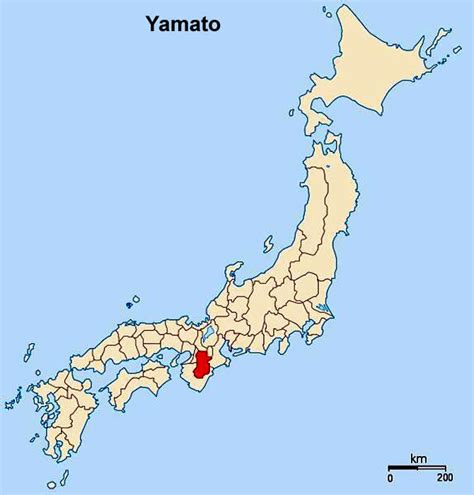 Picture Information: Map of Yamato Province