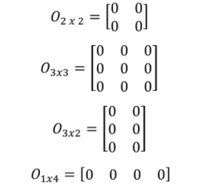 Definition of a zero matrix | StudyPug