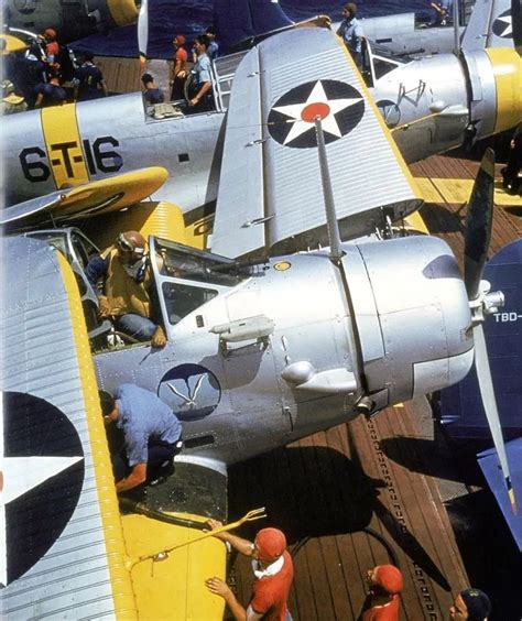 Douglas TBD-1 Devastators of VT-6 , USS Enterprise (CV-6), 1939/1940 (2) | Aircraft of World War ...