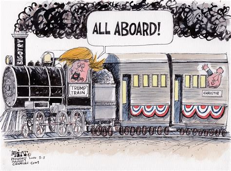 Political Cartoon U.S. Trump Train 2016 | The Week