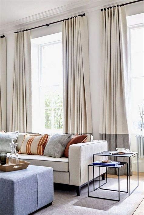 80+ Lovely Curtains For Living Room Window Decor Ideas #livingroomdecor #livingroomdecoratio ...