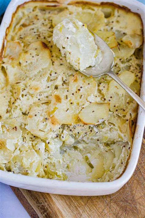 Dauphinoise Potatoes with Leeks and Rosemary | The Cook & Him | Recipe ...