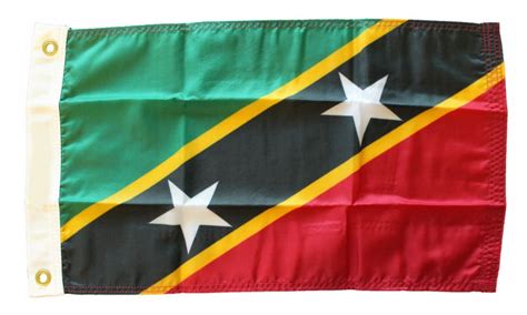 Buy St. Kitts and Nevis - 12"X18" Nylon Flag | Flagline