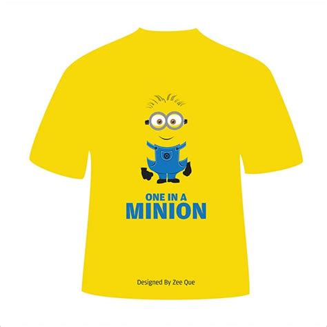 3 Free Vector Minion T-Shirt Designs In (.ai, .eps) Format | Weekly Gift