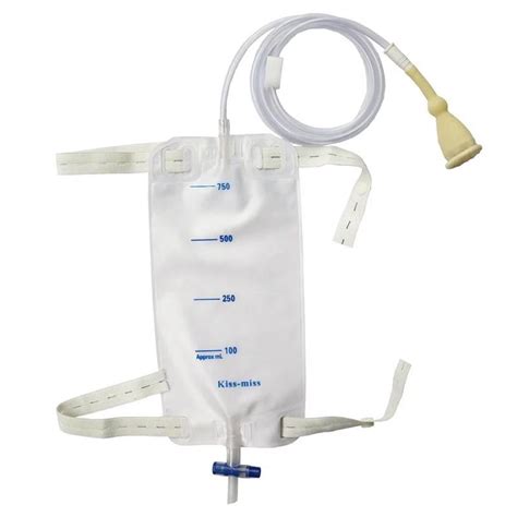 Urine Leg Bag Collector Catheter Male PORTABLE Urinal Bonus Item of ...