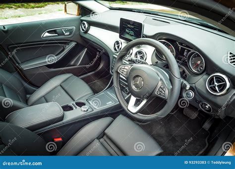 Mercedes-Benz GLA 200 Interior Editorial Stock Photo - Image of luxury ...