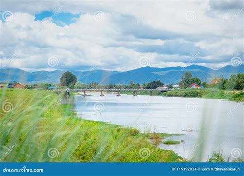 Thai Rural Countryside Beautiful Landscape of River Stock Photo - Image of city, fresh: 115192834