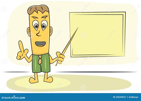 Teacher explain lesson stock vector. Illustration of lesson - 24534921