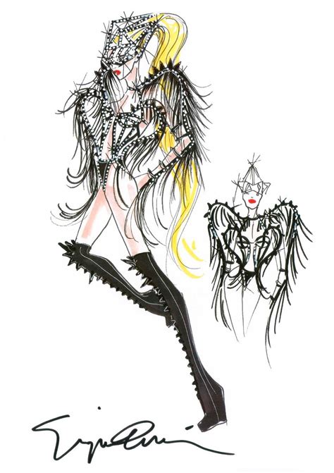 If It's Hip, It's Here (Archives): Sneak Peek At Armani's Costume Designs For Lady Gaga and Her ...