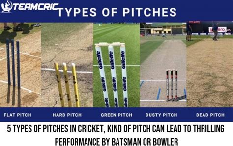 5 Types of Pitches in Cricket, Kind of pitch can lead to thrilling performance by batsman or ...