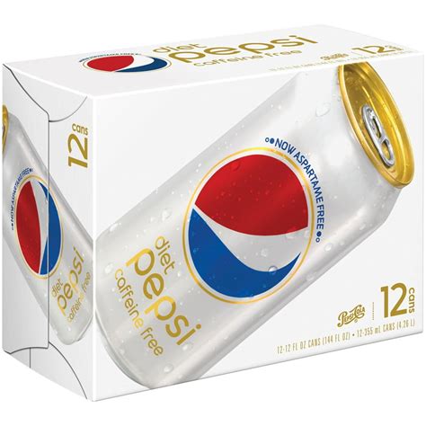 Diet Pepsi Caffeine Free Soda 12-12 fl. oz. Cans - Walmart.com ...