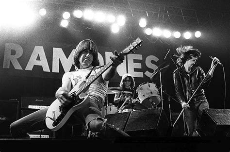 The Ramones, an American rock band formed in Forest Hills, Queens, in ...