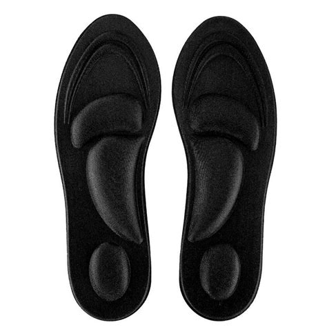 Massage Insoles Flat Feet Arch Support Memory Foam Men Insole Shoe Pad Moisture Wicking Anti ...