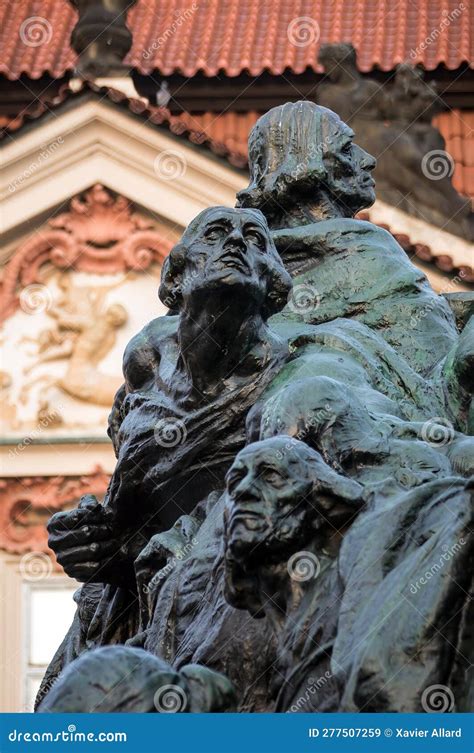 Jan Hus Statue in Prague, Czech Republic Stock Image - Image of town, sculpture: 277507259