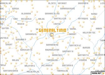 General Tinio (Philippines) map - nona.net