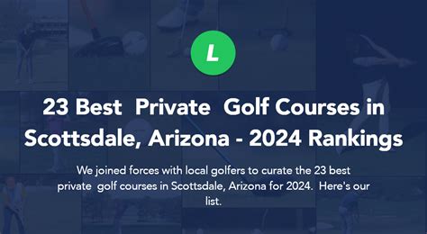 23 Best Private Golf Courses in Scottsdale, Arizona - 2024 Rankings | Local Golf Spot