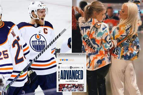 Connor McDavid's girlfriend celebrates Edmonton Oilers' win