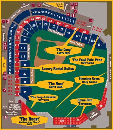 Section 105 Toledo Mud Hens Fifth Third Field - Seating-Chart.net