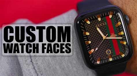 Custom Apple Watch Faces - Rolex, Gucci & More ! - YouTube