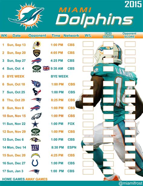 Dolphin Fin, Miami Dolphins Football, Nfl Football Teams, Cbs, Schedule, Timeline