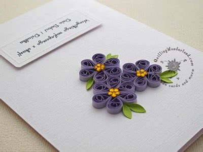 Grandparents Day - Quilled card made for Grandma and Grandpa. OOAK :)