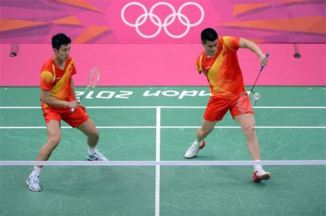 Badminton Olympic gold medalists Zhang Ning, Cai Yun, Fu Haifeng ...