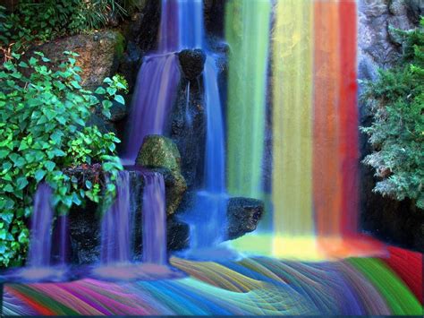 rainbow waterfall by frogloop123 on DeviantArt