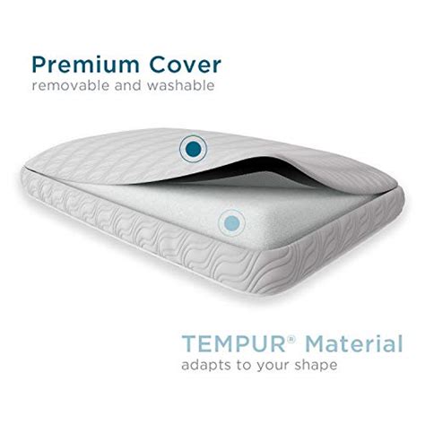 Tempur-Pedic TEMPUR-Cloud ProHi Pillow, Queen, White & Symphony Pillow Luxury Soft Feel ...