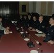 Il Presidente della Camera dei Deputati Giorgio Napolitano riceve un gruppo di poliziotti ...