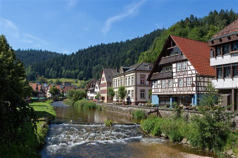 Schiltach - Baden-Württemberg, Germany | The Schiltach Stream, Schiltach, Baden-Württemberg ...