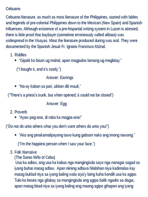 Cebuano | PDF