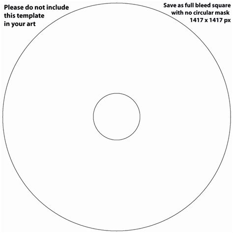 Printable Cd Label Template