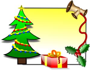 Christmas Card Template Clip Art at Clker.com - vector clip art online ...