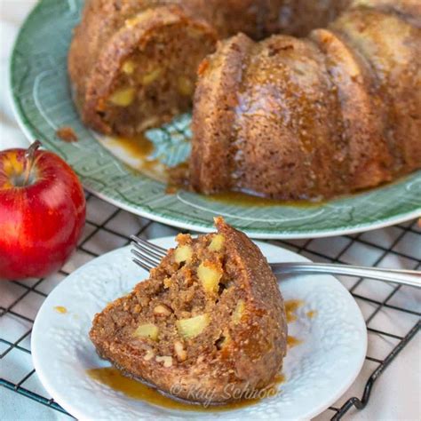 Apple Cake with Caramel Sauce - A Ranch Mom