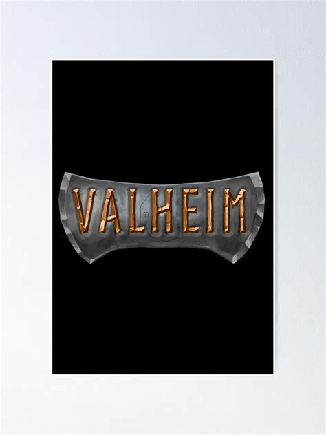 "Valheim Logo" Poster by Sparks9072 | Redbubble