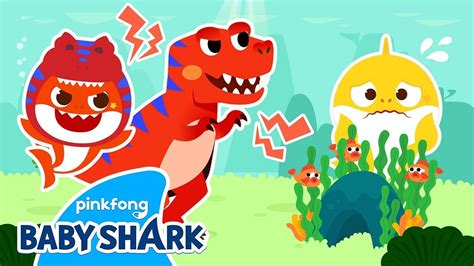 🦖Baby Shark Turns into Dinosaur! | Baby Shark Colors | Dinosaur for Kids | Baby Shark Official ...