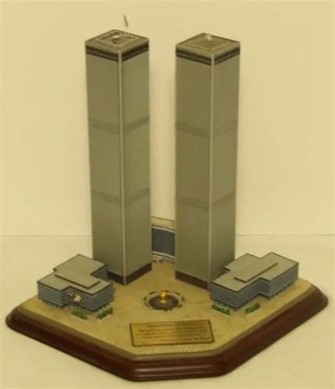 DANBURY MINT TWIN Towers Commemorative World Trade Center 911 Memorial NYC 9/11 $30.00 - PicClick