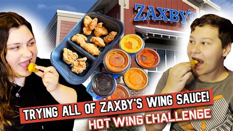 Which ZAXBY'S WING SAUCE is BEST??🍗 | HOT WING CHALLENGE (SPICE LASTED MORE THAN 10 MINUTES ...