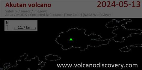 Latest Satellite Images of Akutan Volcano | VolcanoDiscovery