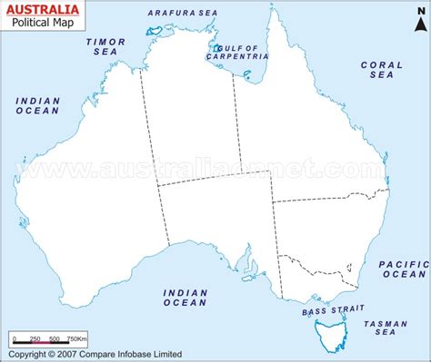 Australia Outline Map