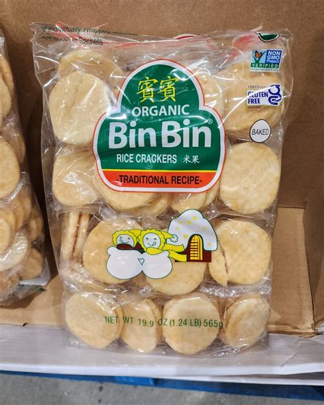 COSTCO BIN BIN ORGANIC RICE CRACKERS - Eat With Emily