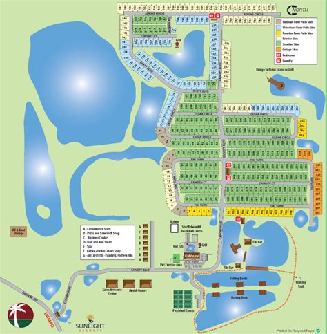 Park Map – Resort At Canopy Oaks | Lake wales florida, Florida rv, Rv parks