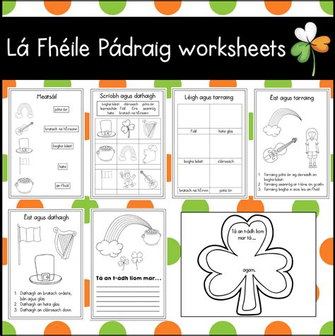 Mash > Paddy's Day > Lá Fhéile Pádraig worksheets